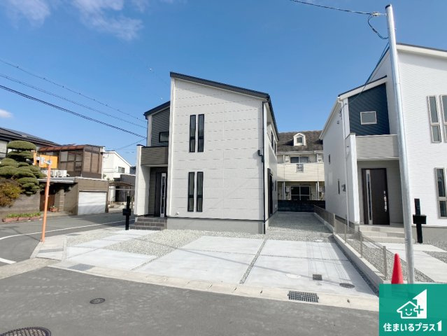 姫路市大津区天神町　新築一戸建ての外観|お客様に長く安心して住んでいだだける事にこだわった家づくり！住んでからのアフターサービスにもしっかりと取り組んでいます！