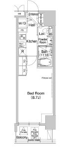 コンフォリア北浜の間取り|コンフォリア北浜 使い勝手の良い間取り