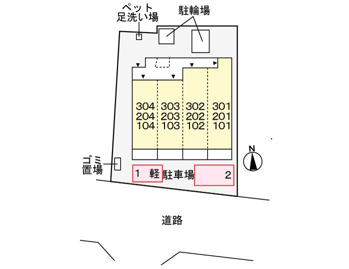 トポリーノの駐車場|駐車場