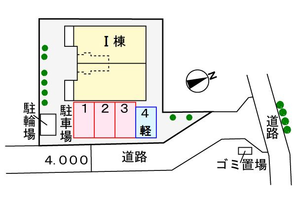 ベル　ピアッツァ　Ⅰの駐車場|駐車場