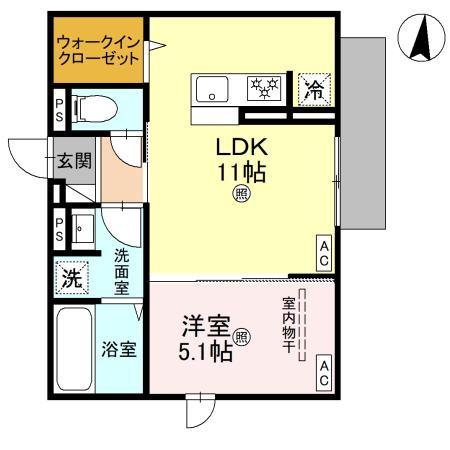サンハイム横沼の間取り