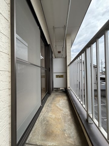 コーポヤマキのバルコニー