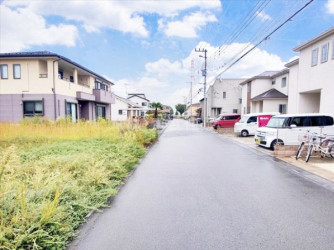 【前面道路含む現地写真】 | 東松山市あずま町 | 閑静な住宅地です