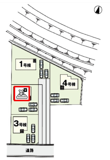 【区画図】 | 渋川市八木原　新築住宅