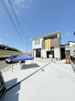 【前面道路含む現地写真】 | 比企郡川島町下伊草　新築分譲　東武東上線『川越駅』バス32分　【伊草小学区】