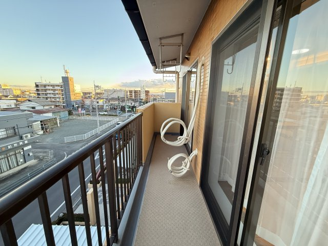 ダイアパレス前橋南町　413号室のバルコニー