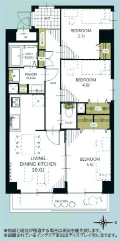 ダイアパレス前橋南町　413号室の間取り