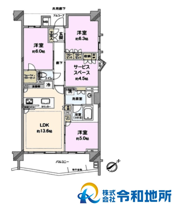 リストレジデンス茅ヶ崎海岸の間取り