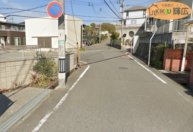 【前面道路含む現地写真】 | 明石市大久保町高丘6丁目　土地　