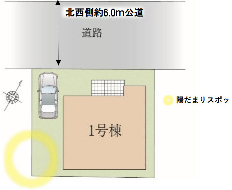 【区画図】 | 桶川市坂田西1期　KEIAI CRAFT PIT　新築戸建　全1棟　1号棟