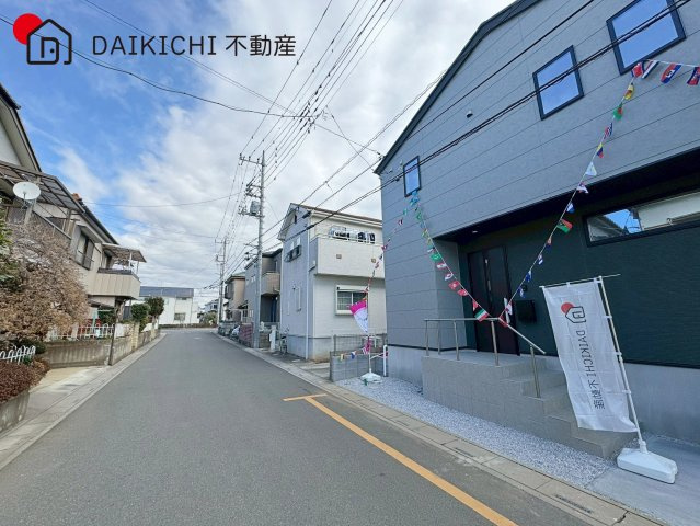 【前面道路含む現地写真】 | 桶川市坂田西1期　KEIAI CRAFT PIT　新築戸建　全1棟　1号棟