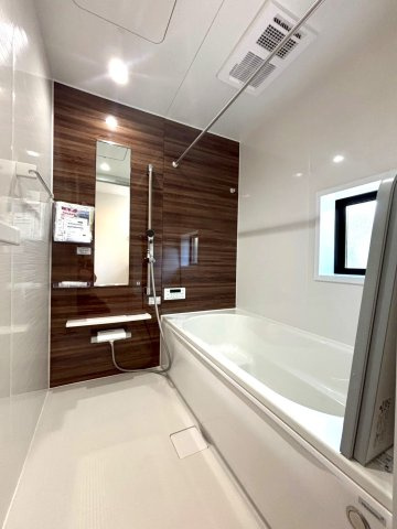 三郷市　鷹野5丁目　新築戸建　全1棟の浴室|施工例です