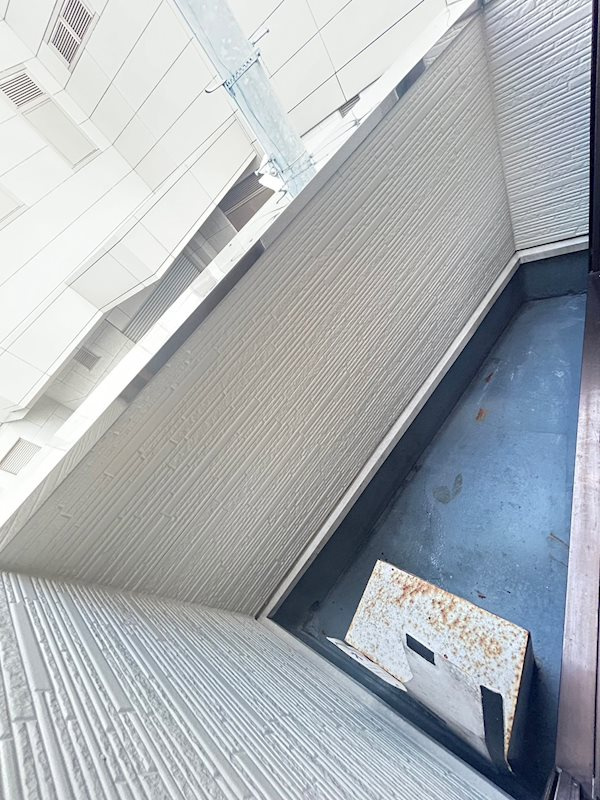 ハイツ中山手のバルコニー