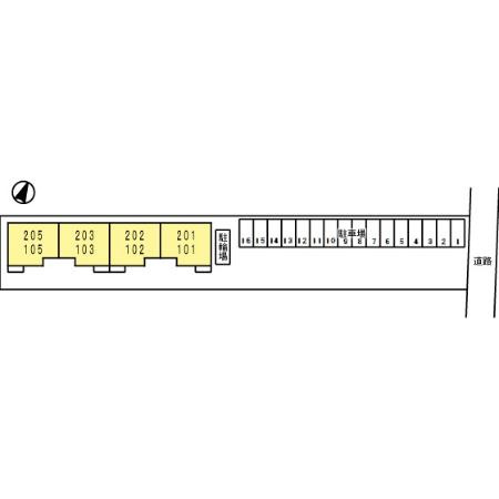 アベニールの区画図