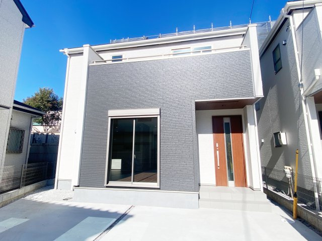祝成約済み　八王子市　大和田町　新築戸建て　１０期の外観|～仲介手数料無料☆八王子ひなた不動産～　八王子市大和田町　新築戸建て