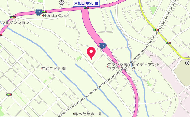 祝成約済み　八王子市　大和田町　新築戸建て　１０期の地図|～仲介手数料無料☆八王子ひなた不動産～　八王子市大和田町　新築戸建て
