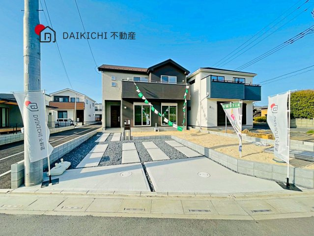 【前面道路含む現地写真】 | 川島町下伊草　いろどりアイタウン　新築戸建　全13棟　12号棟