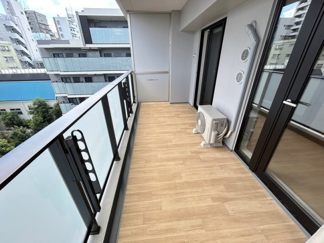 トラープランド蒼麗館のバルコニー