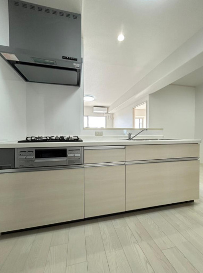 【キッチン】 | コスモ八尾 | システムキッチン新調です☆3口ガスコンロ☆