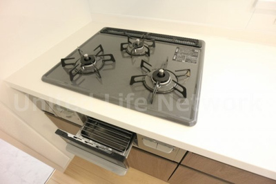 【設備】 | CREST K | グリル付き3口コンロ♪