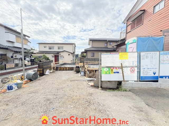 【サンスターホーム】あきる野市草花　新築1邸の外観