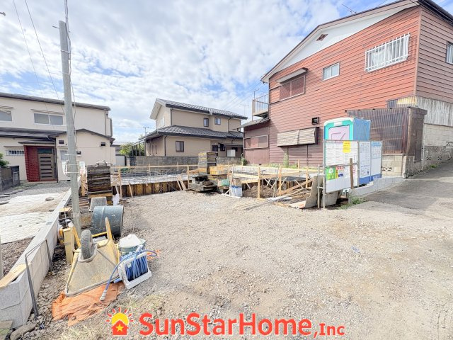 【サンスターホーム】あきる野市草花　新築1邸の外観