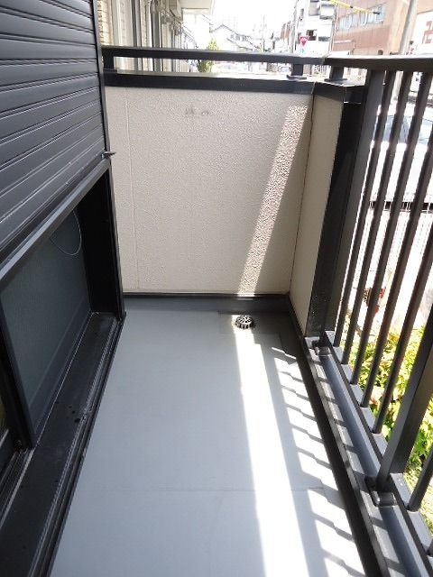 コーポ鏡のバルコニー