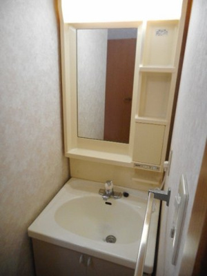 【洗面所】 | レークサイドＡ | スペースが確保できる洗面所です