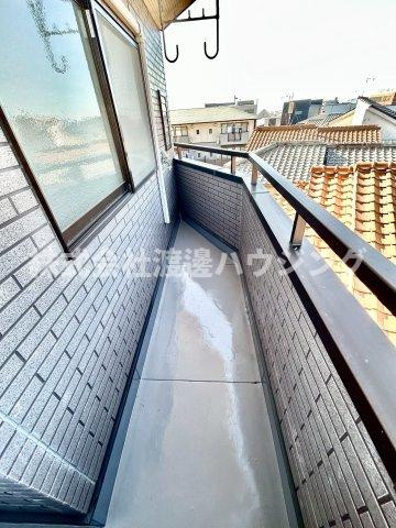清滝一戸建のバルコニー