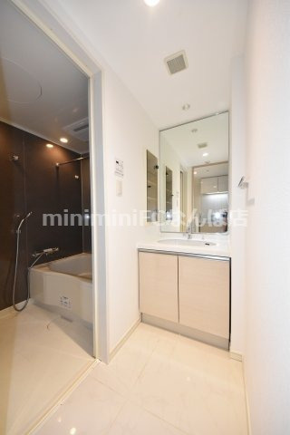 カスタリアタワー肥後橋の洗面所