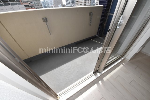 カスタリアタワー肥後橋のバルコニー