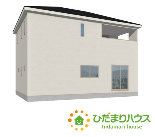 野田市尾崎第16　新築戸建　2号棟の外観パース|外観パース2号棟（現状と異なる場合がございます。）