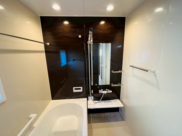 加須市下高柳　第13期　全7邸の浴室|〇3号棟　浴室〇
一坪タイプの浴室☆足を延ばしてゆっくりバスタイムが楽しめます（＾＾）
2025年11月撮影