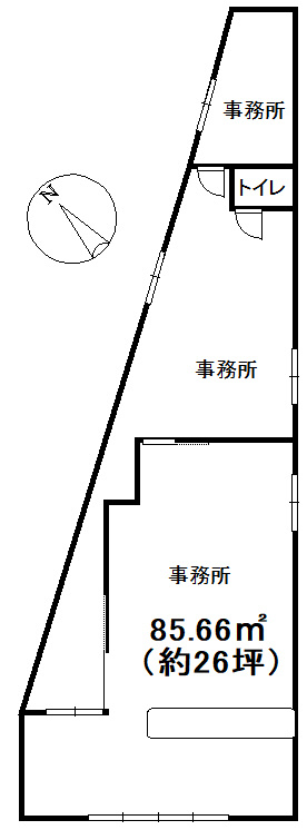 福地　店舗の間取り