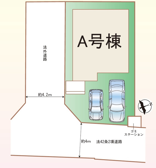 【区画図】 | 加古川市東神吉町出河原（全1棟）新築