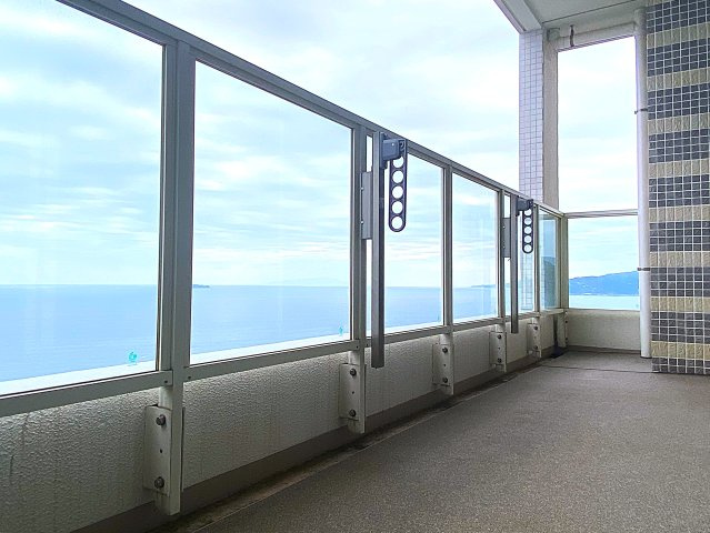 アデニウム熱海オーシャンスイートのバルコニー