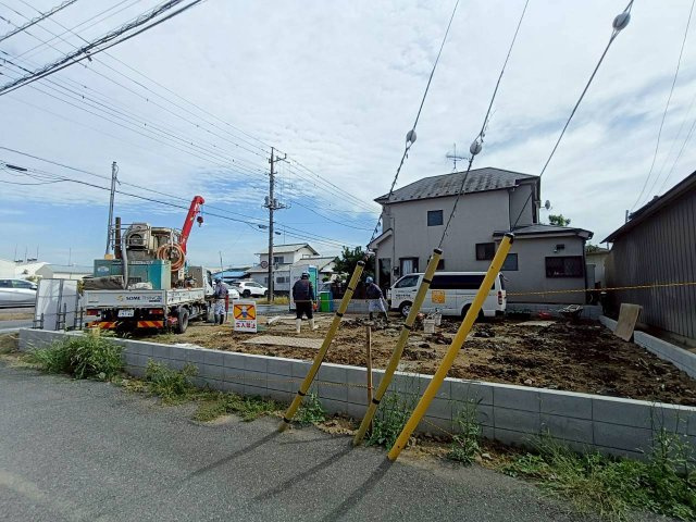 北葛飾郡松伏町　大字松伏　　新築戸建　全1棟の外観|外観です
