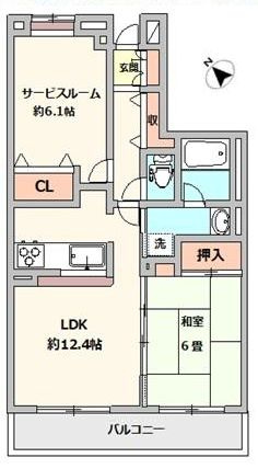 レーベンハイムグランツ武蔵浦和の間取り