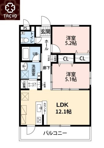 TREVO Noixの間取り