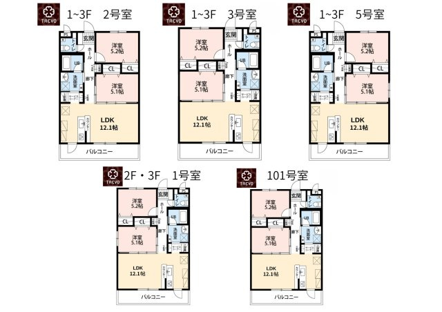 TREVO Noixの間取り