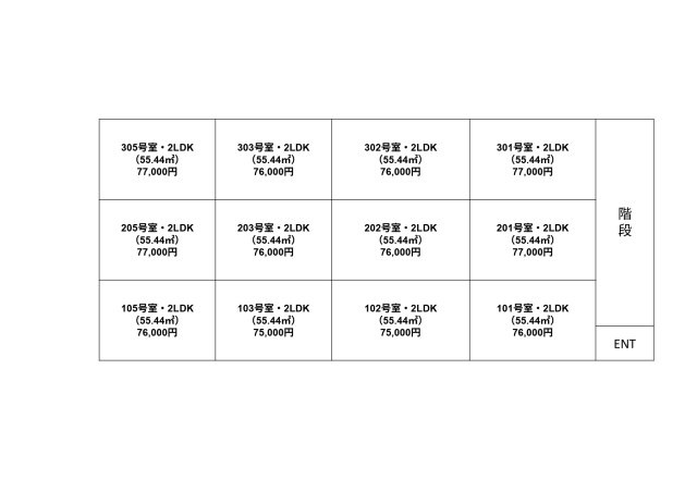 TREVO Noixの区画図