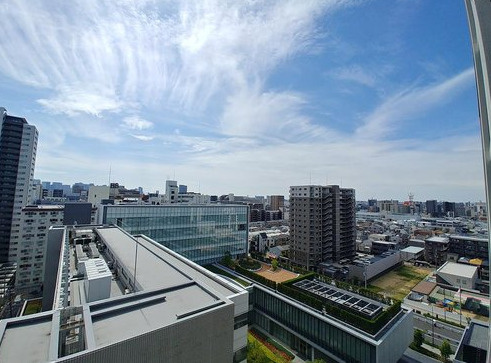 シャリエ新大阪の展望|◆バルコニーからの眺望です！15階建て13階部分につき眺望良好です！淀川花火大会を望めます♪