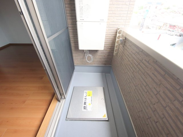 ディアコート生駒のバルコニー