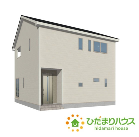 野田市尾崎第16　新築戸建　4号棟の外観パース|外観パース4号棟（現状と異なる場合がございます。）