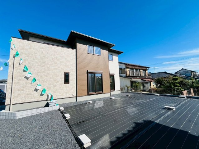 加須市下高柳　第13期　全7邸の外観|〇7号棟　庭〇
土地が広いため、広々としたお庭も実現♪
2025年11月撮影