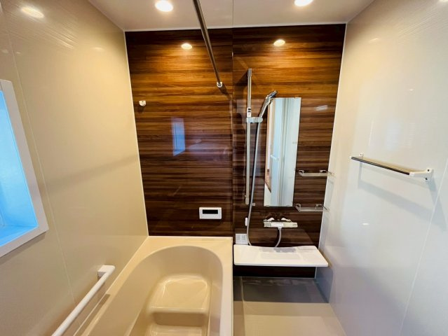 加須市下高柳　第13期　全7邸の浴室|〇７号棟　浴室〇
一坪タイプの浴室♪足を延ばしてゆっくりバスタイムが楽しめます（＾＾）
2025年11月撮影