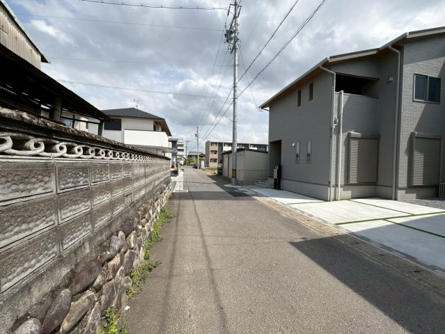 新築戸建　岐阜市朝霧町　全2区画分譲の前面道路含む現地写真|■前面道路　■ヤマダ不動産　株式会社リライフ　
■夢のマイホーム購入をフルサポートします！