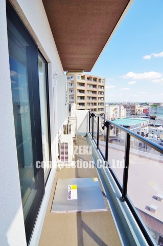 フェリチタ越谷駅前のバルコニー