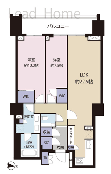 【間取り】 | ザ・パークハウス渋谷南平台　