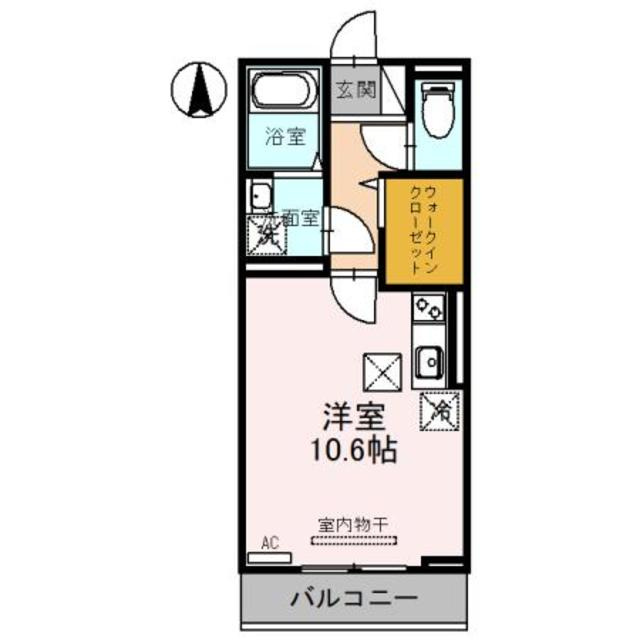未来館oomiyaの間取り|広めの居室です。